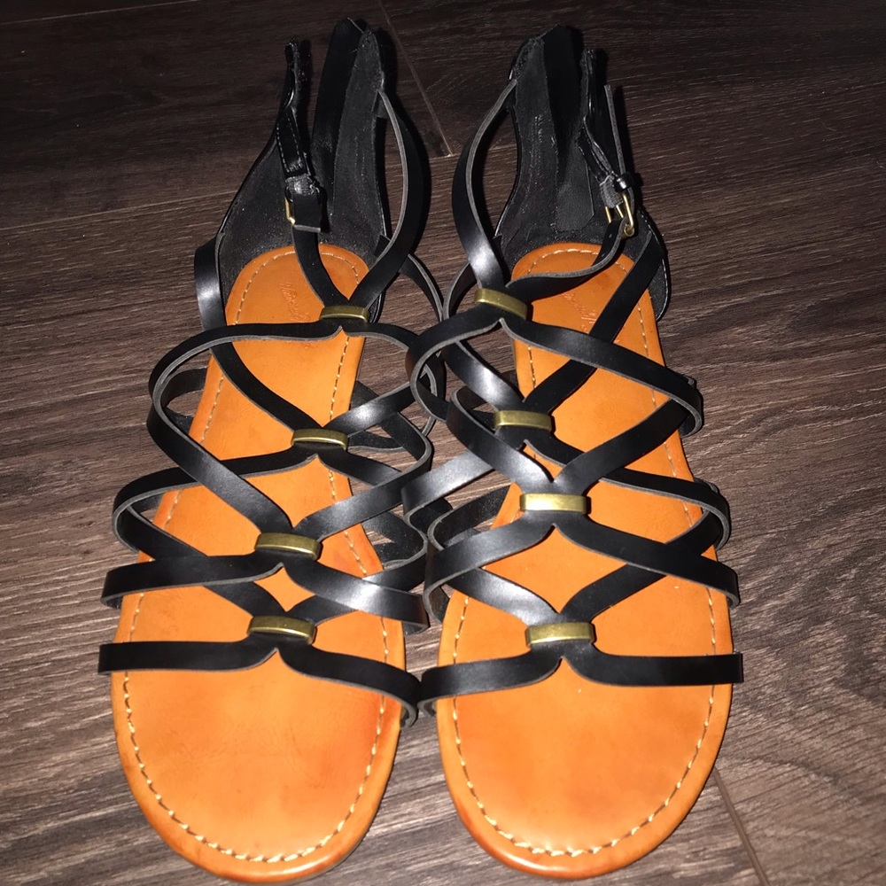 Black sandals